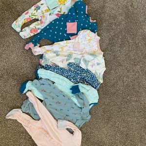 8 pc newborn PJ bundle